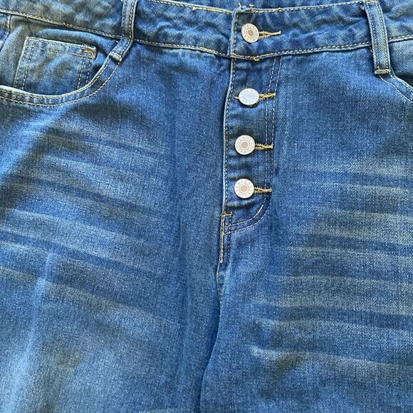 Relaxed for baggy jeans. Button fly NWOT 2x - Picture 2 of 9